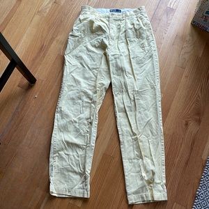 Light yellow men’s trousers